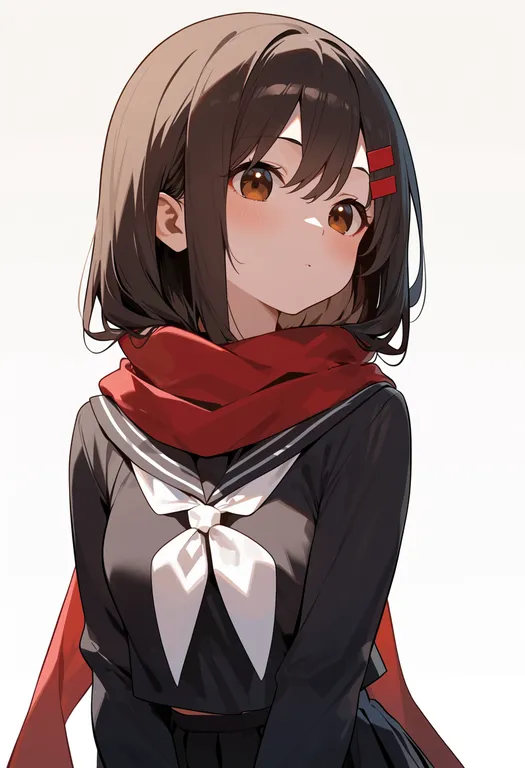 masterpiece, best quality, score_7, safe, tateyama ayano, solo, upper body, simple background — by k3scat, made with ComfyUI