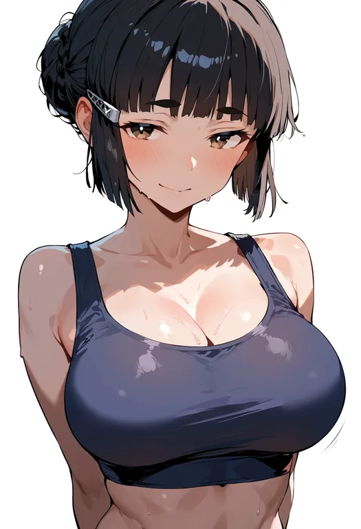 masterpiece, best quality, score_7, safe, myoukou (kancolle), solo, upper body, simple background — by k3scat, made with ComfyUI