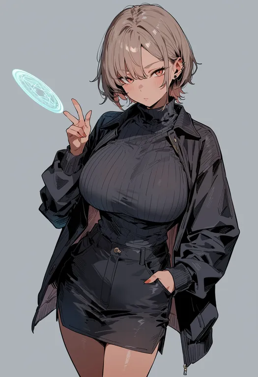 masterpiece, best quality, score_7, safe, magic circle, 1girl, solo, simple background — by k3scat, made with ComfyUI