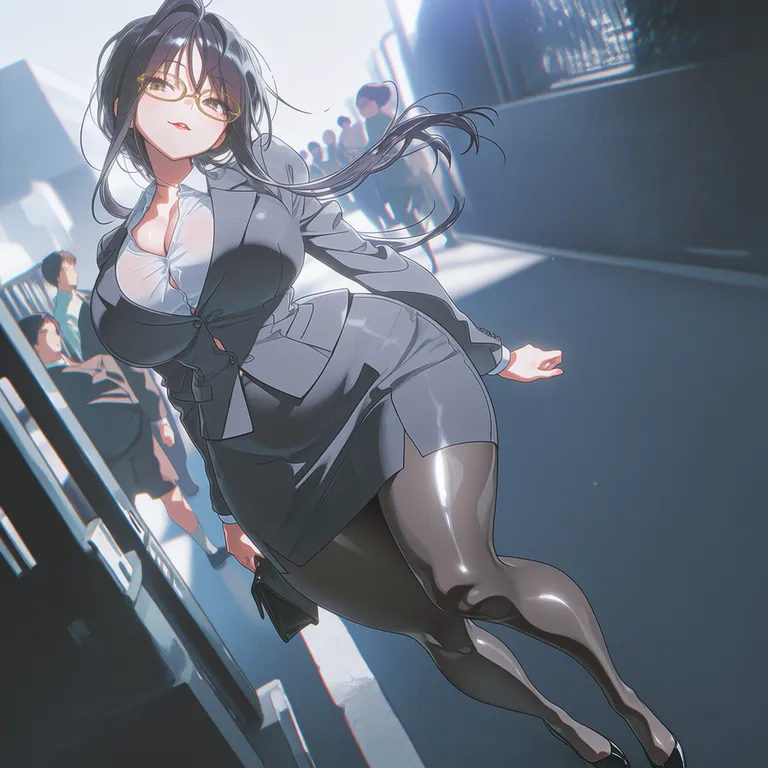 @yoneyama mai, @izumi tsubasu, @oni-noboru, @NJSW33T, @haruyama kazunori, @hara (harayutaka), sfw, 1girl, solo… — by 羽劫, made with ComfyUI