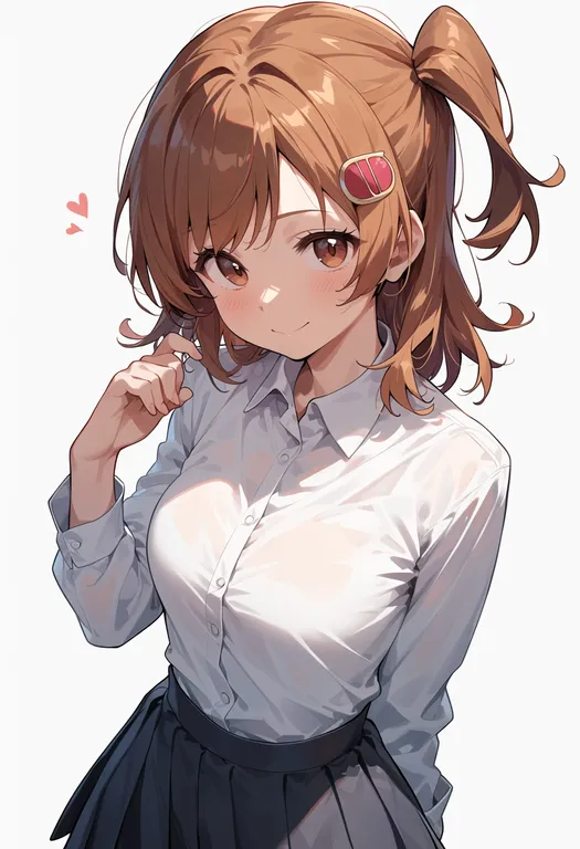 masterpiece, best quality, score_7, safe, aijou karen, solo, upper body, simple background — by k3scat, made with ComfyUI