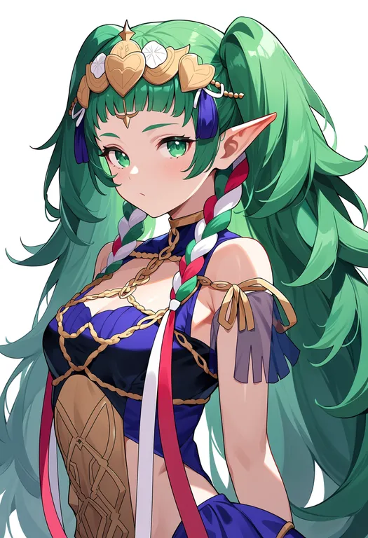 masterpiece, best quality, score_7, safe, sothis (fire emblem), fire emblem, solo, upper body, simple background — by k3scat, made with ComfyUI