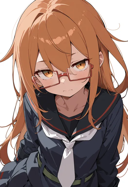 masterpiece, best quality, score_7, safe, mochizuki (kancolle), solo, upper body, simple background — by k3scat, made with ComfyUI