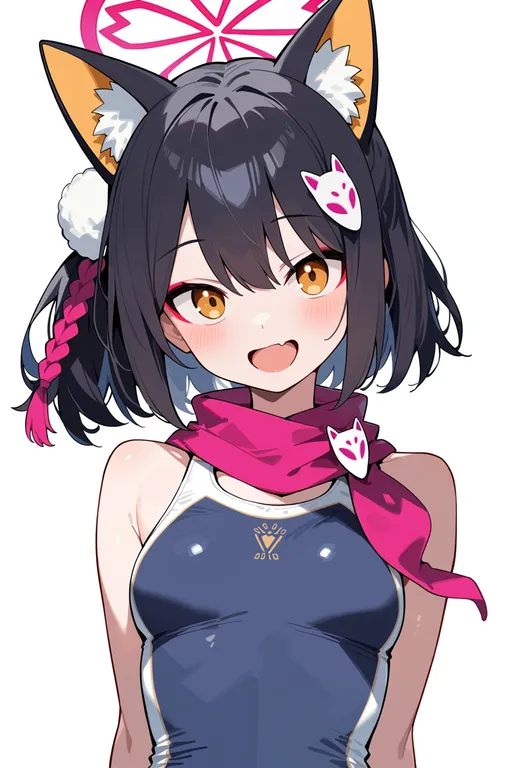 masterpiece, best quality, score_7, safe, izuna (swimsuit) (blue archive), blue archive, solo, upper body… — by k3scat, made with ComfyUI