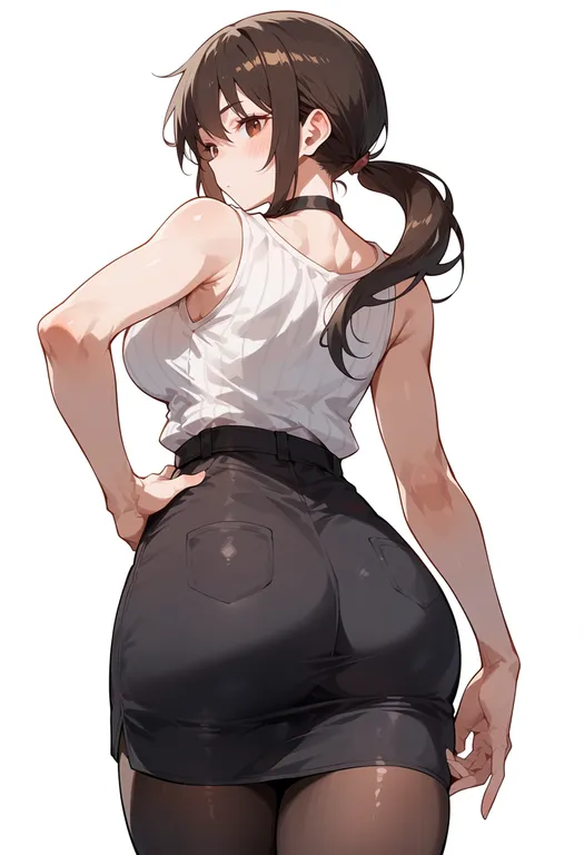 masterpiece, best quality, score_7, safe, kekkai sensen, solo, simple background — by k3scat, made with ComfyUI