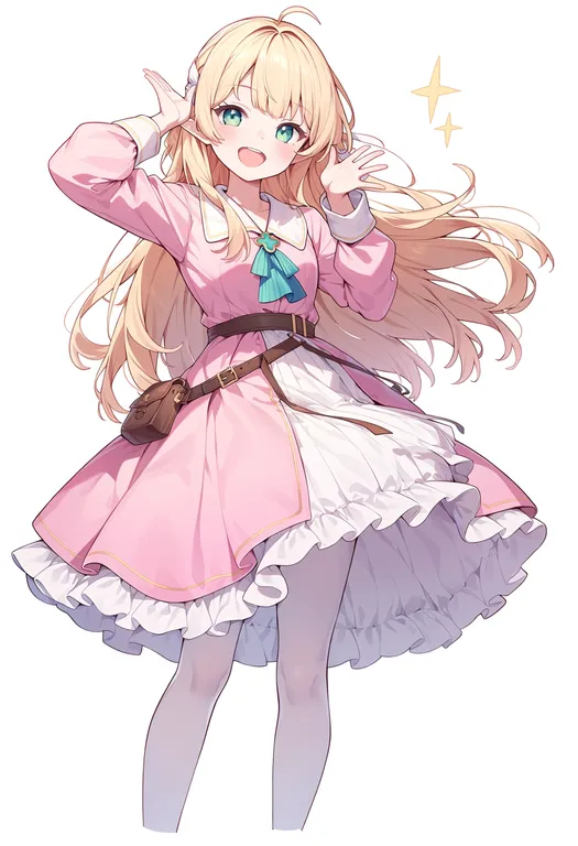 masterpiece, best quality, score_7, safe, dream believers, solo, simple background — by k3scat, made with ComfyUI