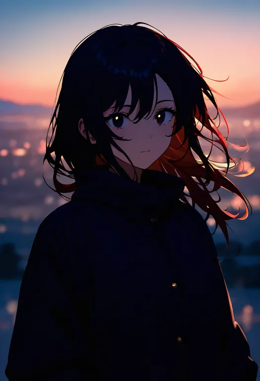 masterpiece, best quality, newest, absurdres, highres, safe, dawn, 1girl, solo — by k3scat, made with ComfyUI