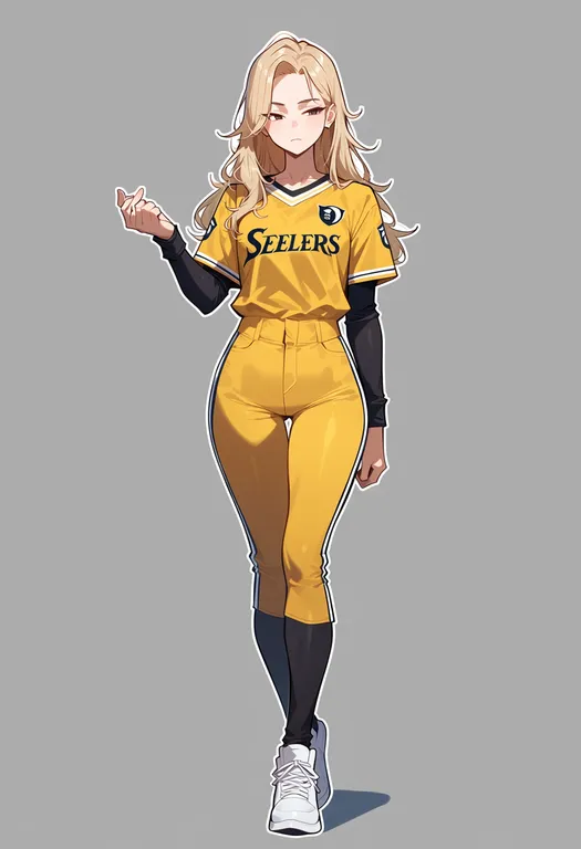 masterpiece, best quality, score_7, safe, pittsburgh steelers, solo, full body, simple background — by k3scat, made with ComfyUI