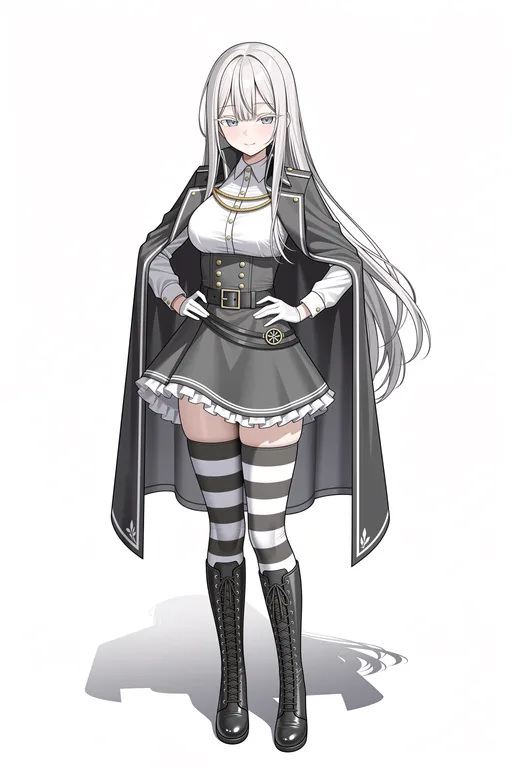 Anima: masterpiece, best quality, —————————————————————————————————— Tag: 1girl, solo, white eyelashes, thick eyelashes, — by 鬼巫女 希纱, made with ComfyUI