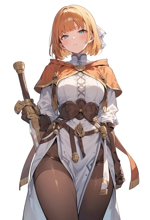 masterpiece, best quality, score_7, safe, fire emblem: radiant dawn, solo, simple background — by k3scat, made with ComfyUI