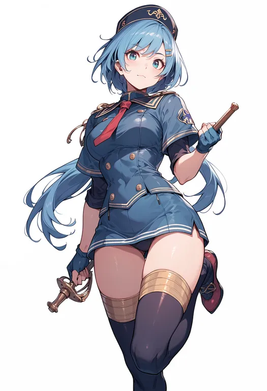 masterpiece, best quality, score_7, safe, star ocean: anamnesis, solo, simple background — by k3scat, made with ComfyUI
