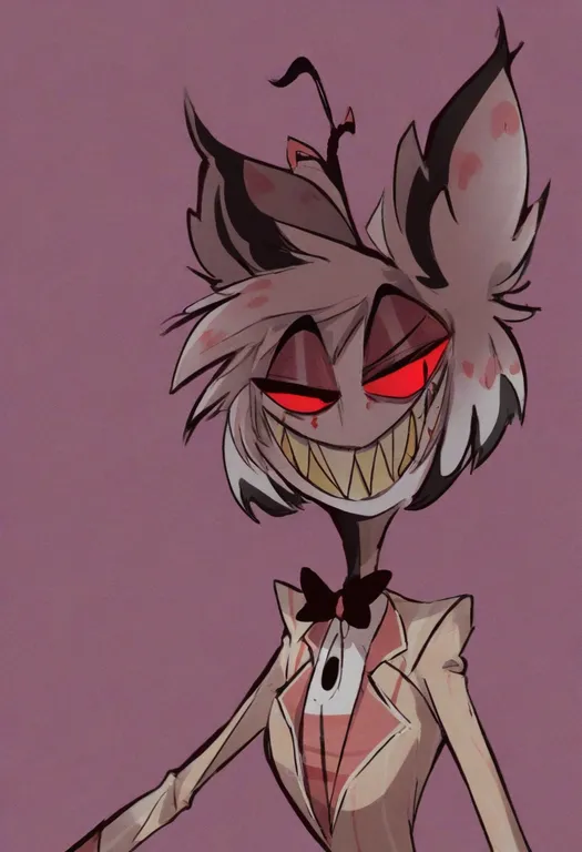 masterpiece, best quality, general, lucifer morningstar (hazbin hotel), hazbin hotel, solo, upper body… — by k3scat, made with ComfyUI