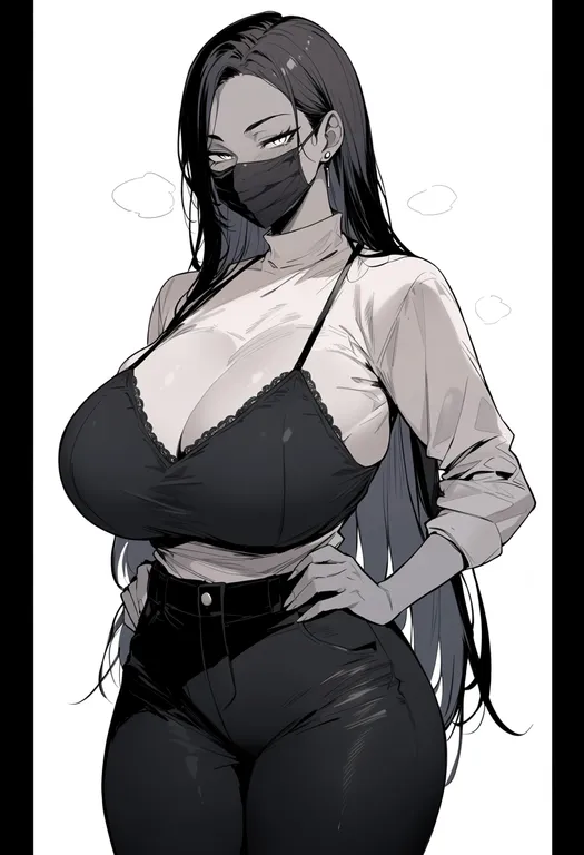 masterpiece, best quality, score_7, safe, pillarboxed, 1girl, solo — by k3scat, made with ComfyUI