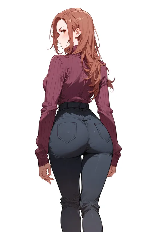 masterpiece, best quality, score_7, safe, kimi ga shine, solo, simple background — by k3scat, made with ComfyUI