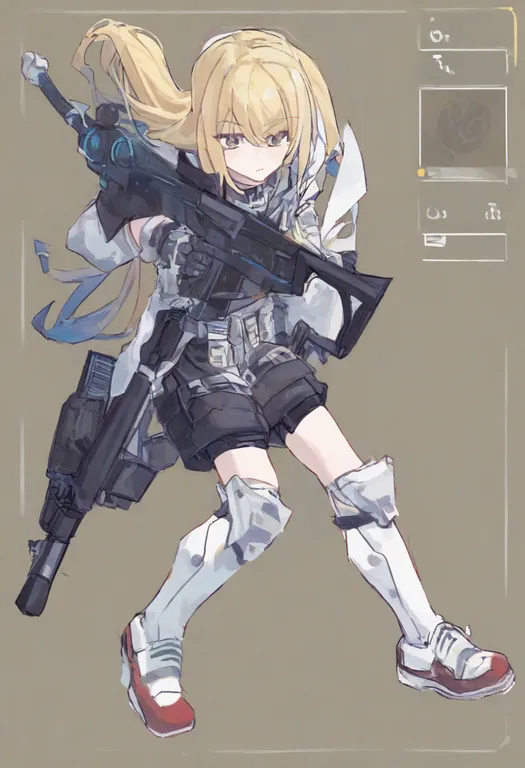 masterpiece, best quality, general, user interface, 1girl, solo, simple background — by k3scat, made with ComfyUI