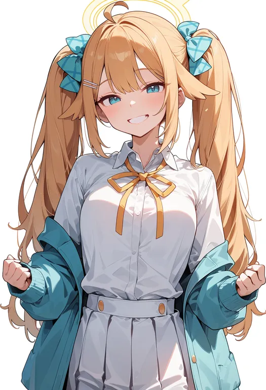 masterpiece, best quality, score_7, safe, shimiko (blue archive), blue archive, solo, upper body, simple background — by k3scat, made with ComfyUI