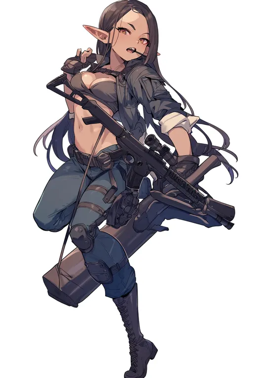 masterpiece, best quality, score_7, safe, diamond wa kudakenai, solo, simple background — by k3scat, made with ComfyUI