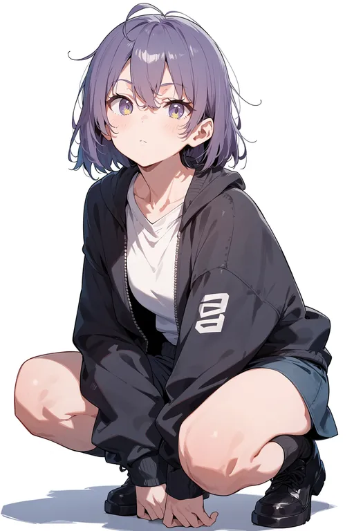 masterpiece, best quality, score_7, safe, yumekui merry, solo, simple background — by k3scat, made with ComfyUI