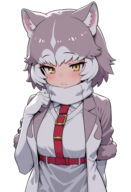 masterpiece, best quality, score_7, safe, dog (mixed breed) (kemono friends), kemono friends, solo, upper body… — by k3scat, made with ComfyUI