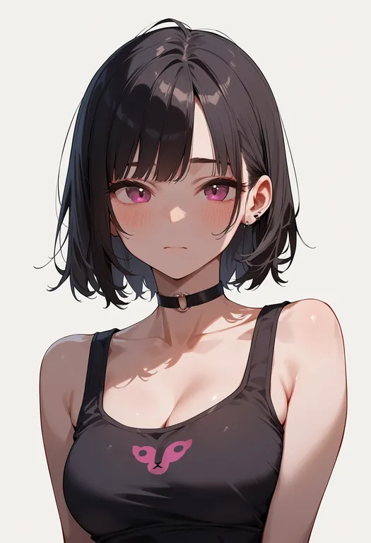 masterpiece, best quality, score_7, safe, chomusuke, solo, upper body, simple background — by k3scat, made with ComfyUI