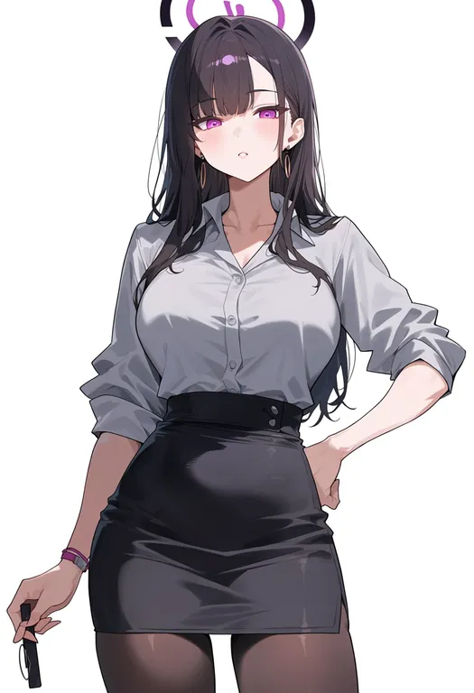 masterpiece, best quality, score_7, safe, hypnosis mic, solo, simple background — by k3scat, made with ComfyUI