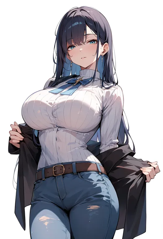 masterpiece, best quality, score_7, safe, gensou suikoden tsumugareshi hyakunen no toki, solo, simple background — by k3scat, made with ComfyUI