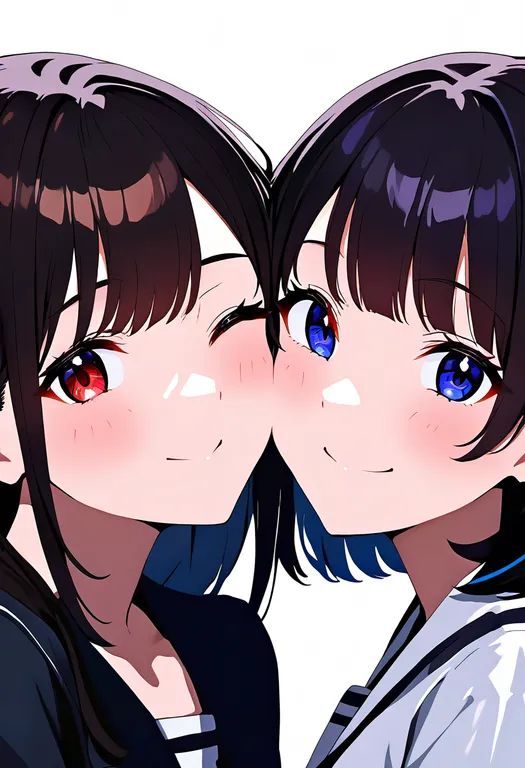 masterpiece, best quality, newest, absurdres, highres, safe, cheek-to-cheek, multiple_girls — by k3scat, made with ComfyUI