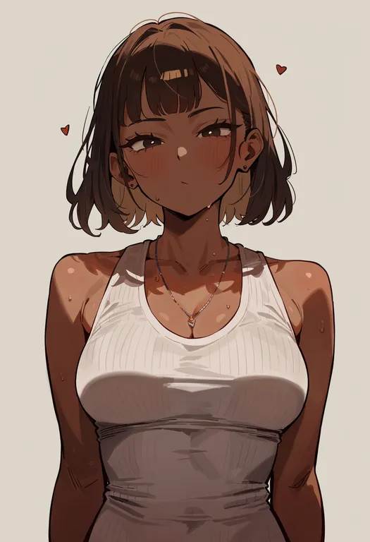 masterpiece, best quality, score_7, safe, tabasco, 1girl, solo, upper body, simple background — by k3scat, made with ComfyUI