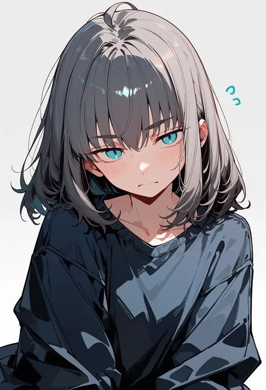 masterpiece, best quality, score_7, safe, oberon (third ascension) (fate), solo, upper body, simple background — by k3scat, made with ComfyUI