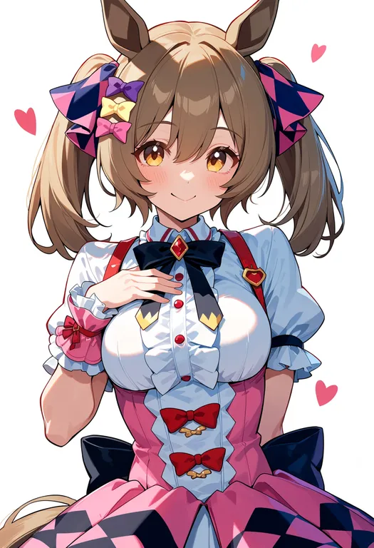 masterpiece, best quality, score_7, safe, smart falcon (love 4ever) (umamusume), umamusume, solo, upper body… — by k3scat, made with ComfyUI