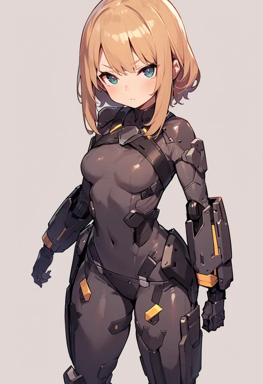 masterpiece, best quality, score_7, safe, alice gear aegis, solo, simple background — by k3scat, made with ComfyUI