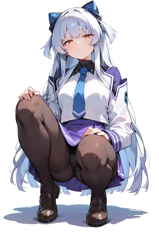 masterpiece, best quality, score_7, safe, muv-luv, solo, simple background — by k3scat, made with ComfyUI