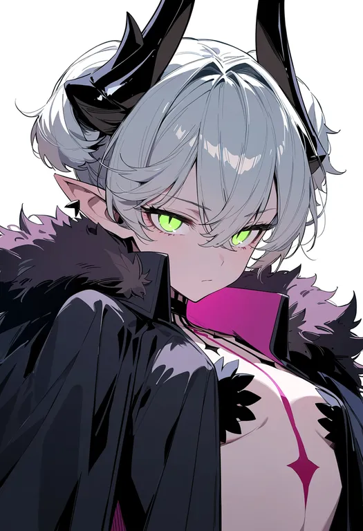 masterpiece, best quality, score_7, safe, lilith (second ascension) (fate), solo, upper body, simple background — by k3scat, made with ComfyUI