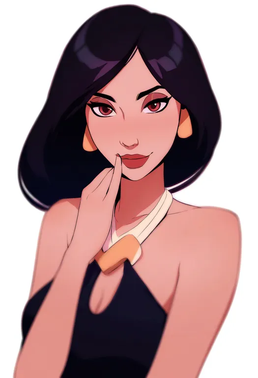 masterpiece, best quality, newest, absurdres, highres, safe, jasmine_(disney), disney, solo, upper_body… — by k3scat, made with ComfyUI