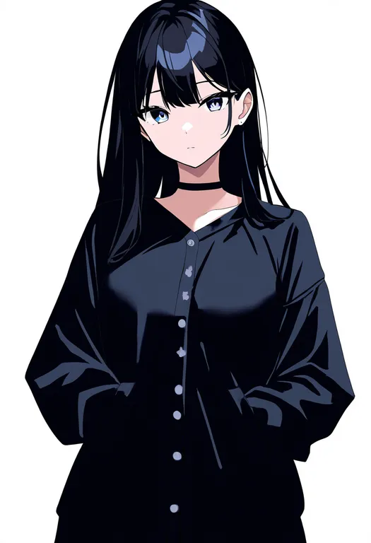 masterpiece, best quality, newest, absurdres, highres, safe, original, solo, simple_background — by k3scat, made with ComfyUI