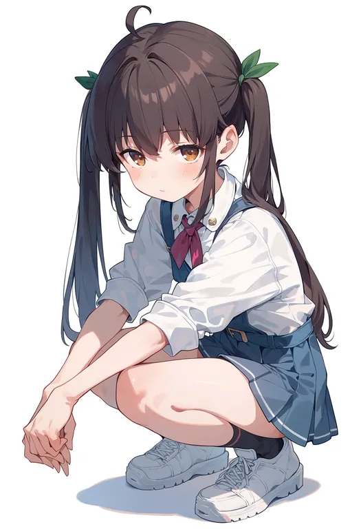 masterpiece, best quality, score_7, safe, natsuzora kanata, solo, simple background — by k3scat, made with ComfyUI