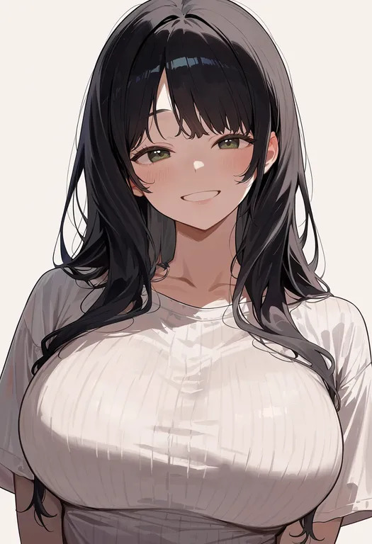 masterpiece, best quality, score_7, safe, shimizu hinako, solo, upper body, simple background — by k3scat, made with ComfyUI
