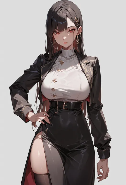 masterpiece, best quality, score_7, safe, ten desires, solo, simple background — by k3scat, made with ComfyUI