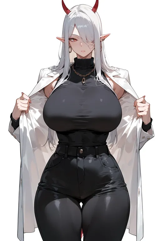 masterpiece, best quality, score_7, safe, veins, 1girl, solo, simple background — by k3scat, made with ComfyUI