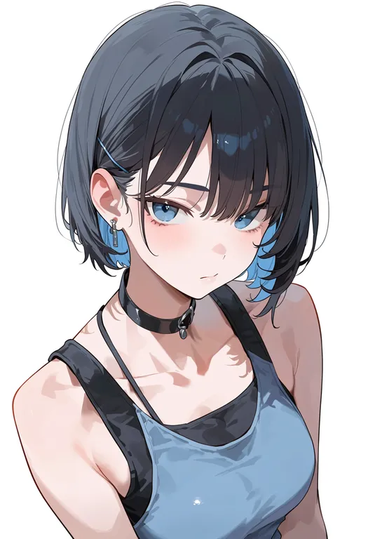 masterpiece, best quality, score_7, safe, cereal, 1girl, solo, upper body, simple background — by k3scat, made with ComfyUI