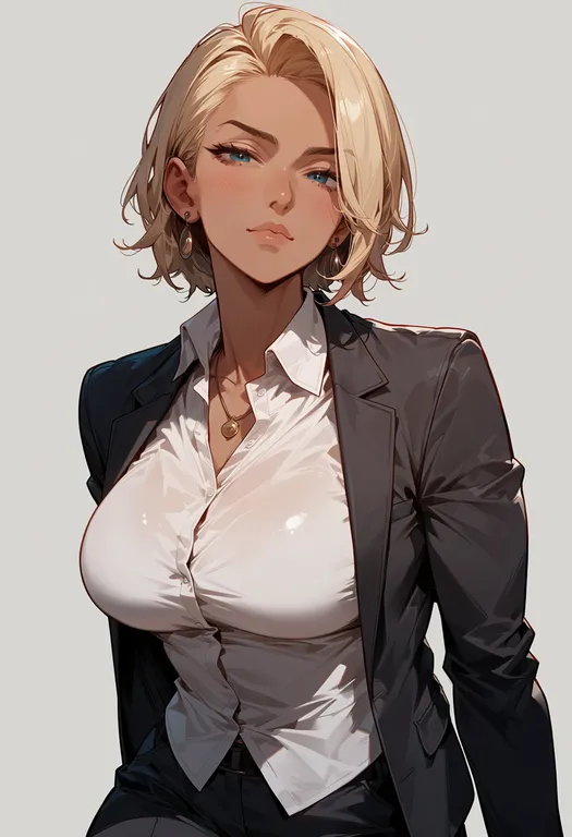 masterpiece, best quality, score_7, safe, angelo (ff8), solo, upper body, simple background — by k3scat, made with ComfyUI