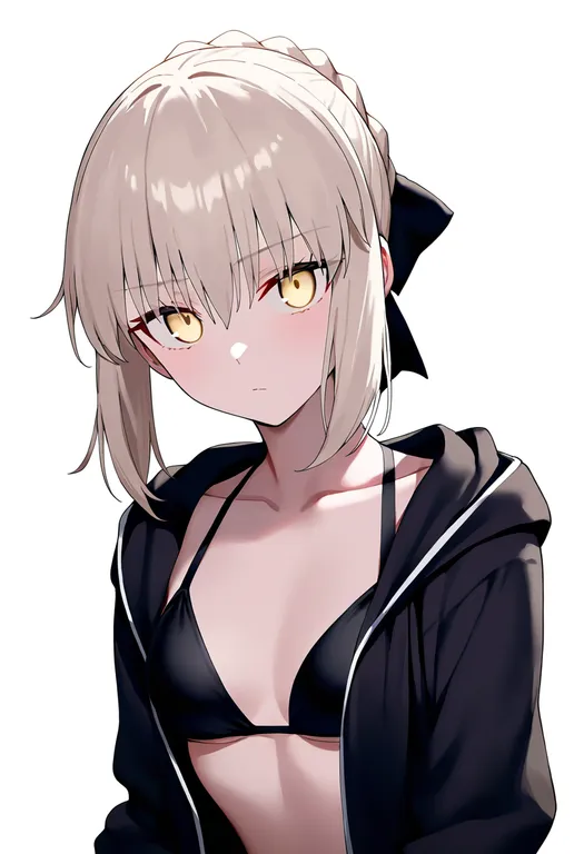 masterpiece, best quality, newest, absurdres, highres, safe, saber_alter_(swimsuit_rider), solo, upper_body… — by k3scat, made with ComfyUI