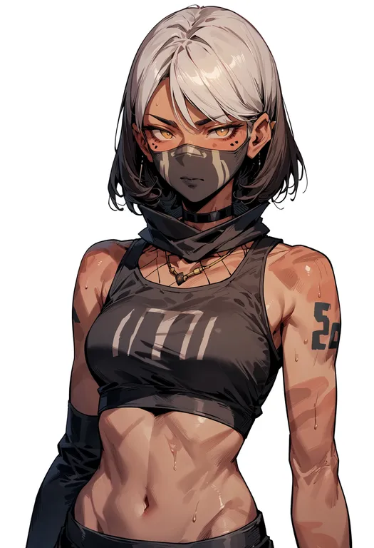 masterpiece, best quality, score_7, safe, crypto (apex legends), apex legends, solo, upper body, simple background — by k3scat, made with ComfyUI
