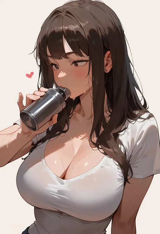 masterpiece, best quality, score_7, safe, pepper shaker, 1girl, solo, upper body, simple background — by k3scat, made with ComfyUI