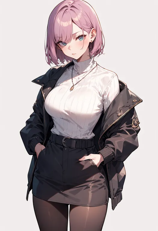 masterpiece, best quality, score_7, safe, toaru kagaku no mental out, solo, simple background — by k3scat, made with ComfyUI
