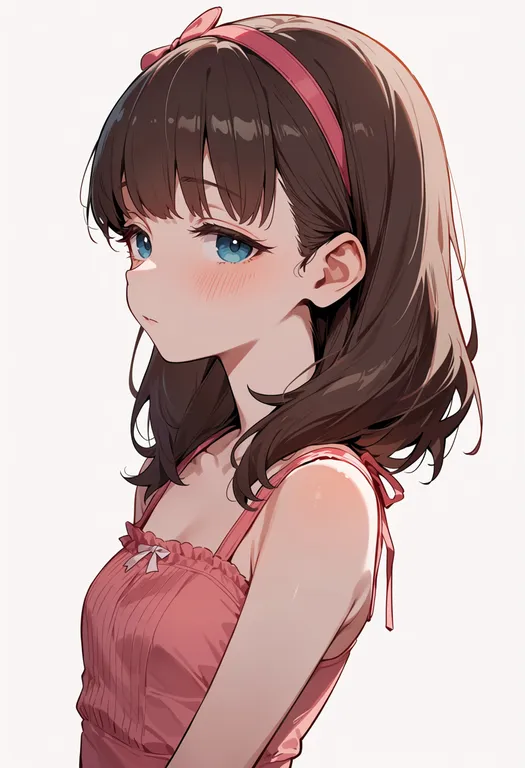 masterpiece, best quality, score_7, safe, sakuma mayu, solo, upper body, simple background — by k3scat, made with ComfyUI