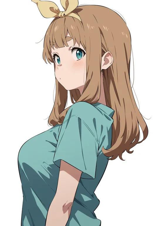 masterpiece, best quality, score_7, safe, yoshikawa yuuko, solo, upper body, simple background — by k3scat, made with ComfyUI