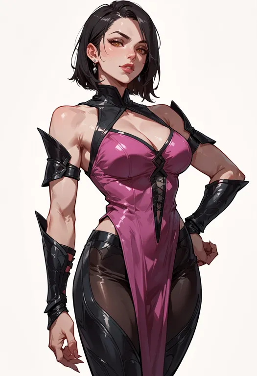 masterpiece, best quality, score_7, safe, mortal kombat 11, solo, simple background — by k3scat, made with ComfyUI
