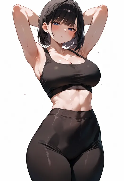 masterpiece, best quality, score_7, safe, livestream, 1girl, solo, simple background — by k3scat, made with ComfyUI