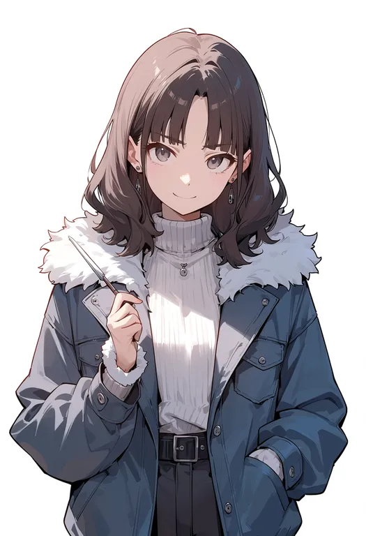 masterpiece, best quality, score_7, safe, hina (girls band cry), girls band cry, solo, upper body, simple background — by k3scat, made with ComfyUI